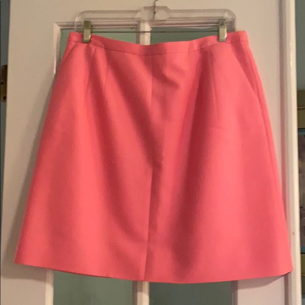 J Crew collection wool silk blend skirt size 10